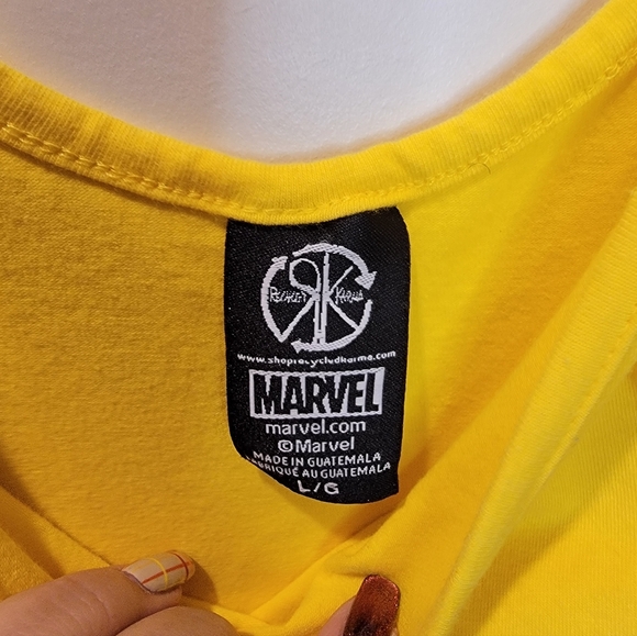 Marvel Wolverine Licensed Costume Tank Dress Bodycon Juniors Size Large - Picture 2 of 5